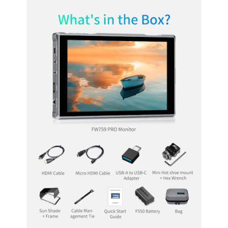 Feelworld FW759 PRO - monitor podglądowy 7
